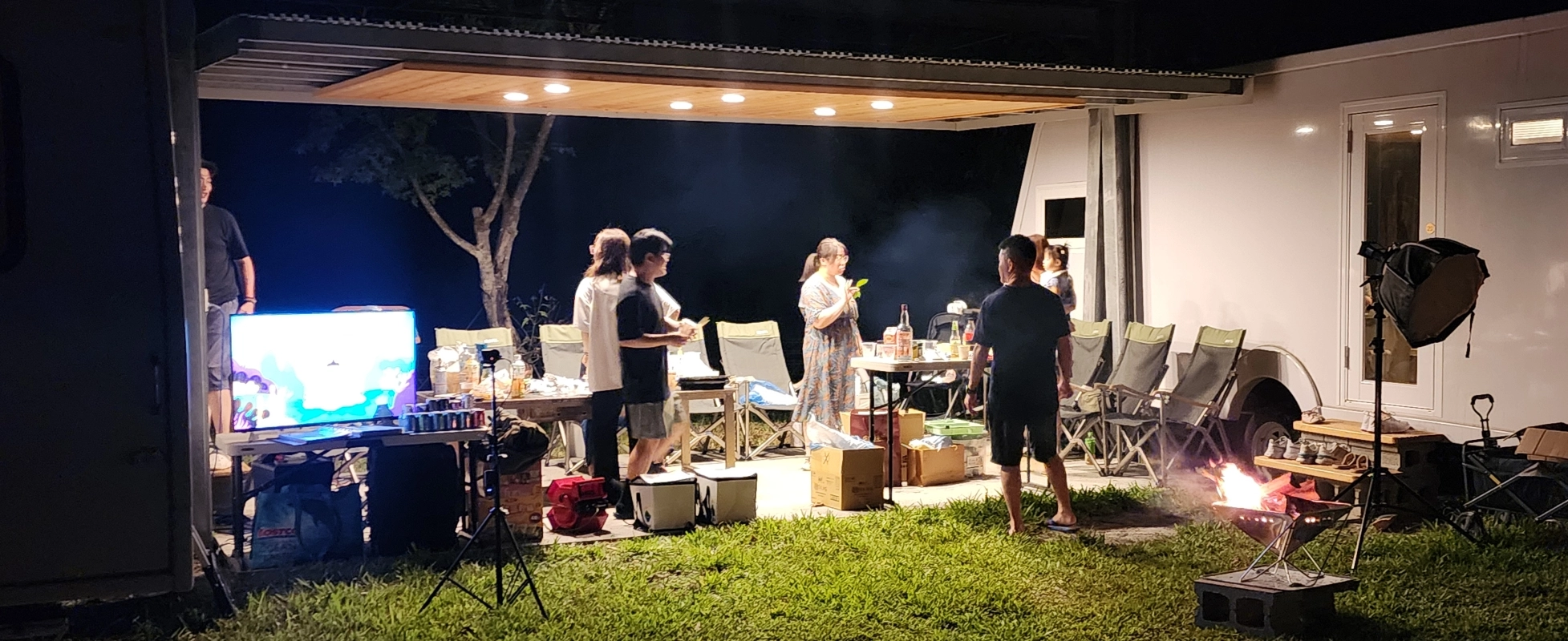 露營住宿可以是一家人也可以是家族好友的旅遊